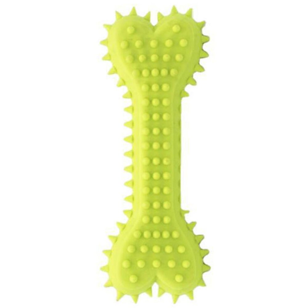Dog Chew Toy - Durable Dog Toys for Chewers - Teeth Cleaning - 1 Green Bone